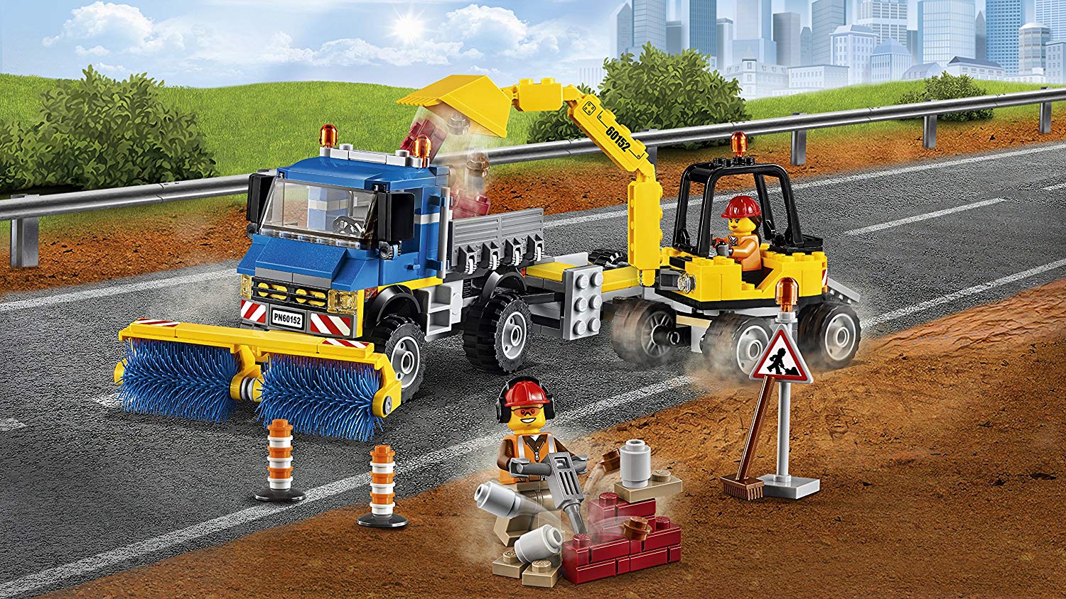 LEGO 60152 Sweeper & Excavator Set, Mixed - Image 4