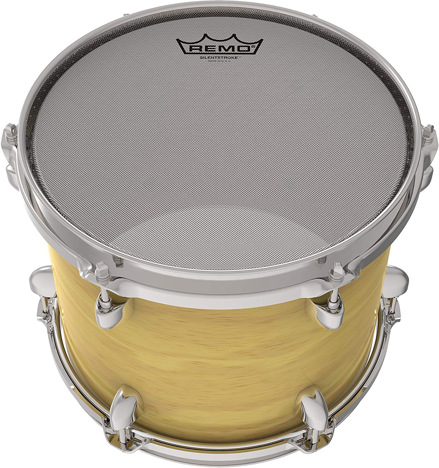 Remo drum head Drum Head Silent Stroke 14" SN-0014-00, Clear, 14 Inches - Image 2