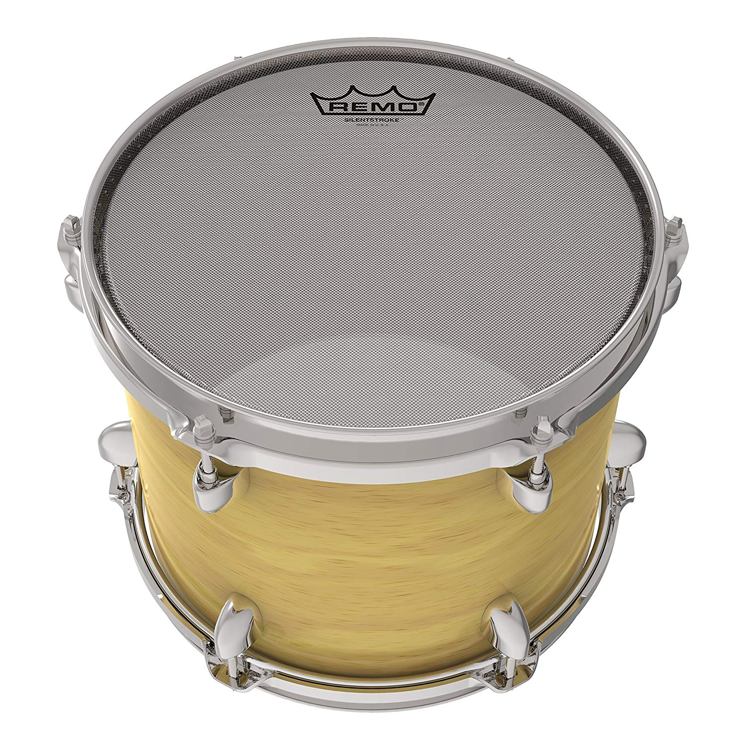 Remo Schlagzeugfell Drum Head silent Stroke 12" SN-0012-00, argentée, 12 Inches - Image 2